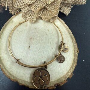 Alex and Ani Friend gold bracelet